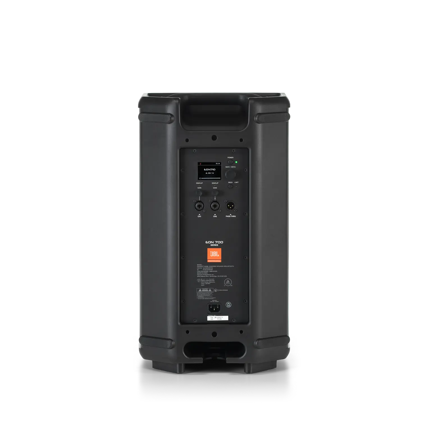 JBL EON710 Parlante Profesional PA Activo 10 Pulgadas, Autoamplificado, Bluetooth 5.0, 1300W Pico, DSP dbx, Mezclador Digital 4