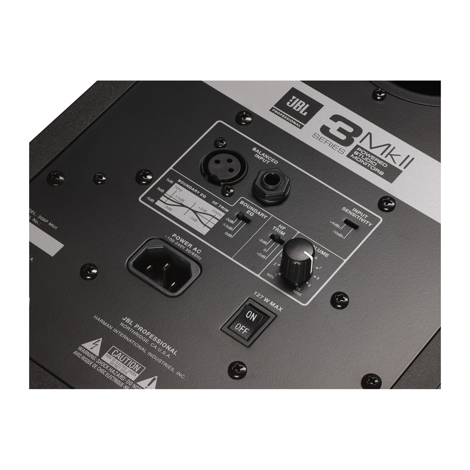 JBL 306P MkII Monitor de Estudio Activo 6 Pulgadas, Parlante Profesional Bidireccional, 112W Clase D, Guía de Ondas Image Control 4