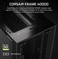 Corsair FRAME 4000D ATX Gabinete Mid-Tower, Panel Frontal Airflow 3D-Y, Vidrio Templado, USB-C 3.2 Gen 2, Soporte E-ATX, Alto Flujo de Aire, Negro - Miniatura 2