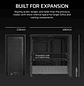 Corsair FRAME 4000D ATX Gabinete Mid-Tower, Panel Frontal Airflow 3D-Y, Vidrio Templado, USB-C 3.2 Gen 2, Soporte E-ATX, Alto Flujo de Aire, Negro - Miniatura 8