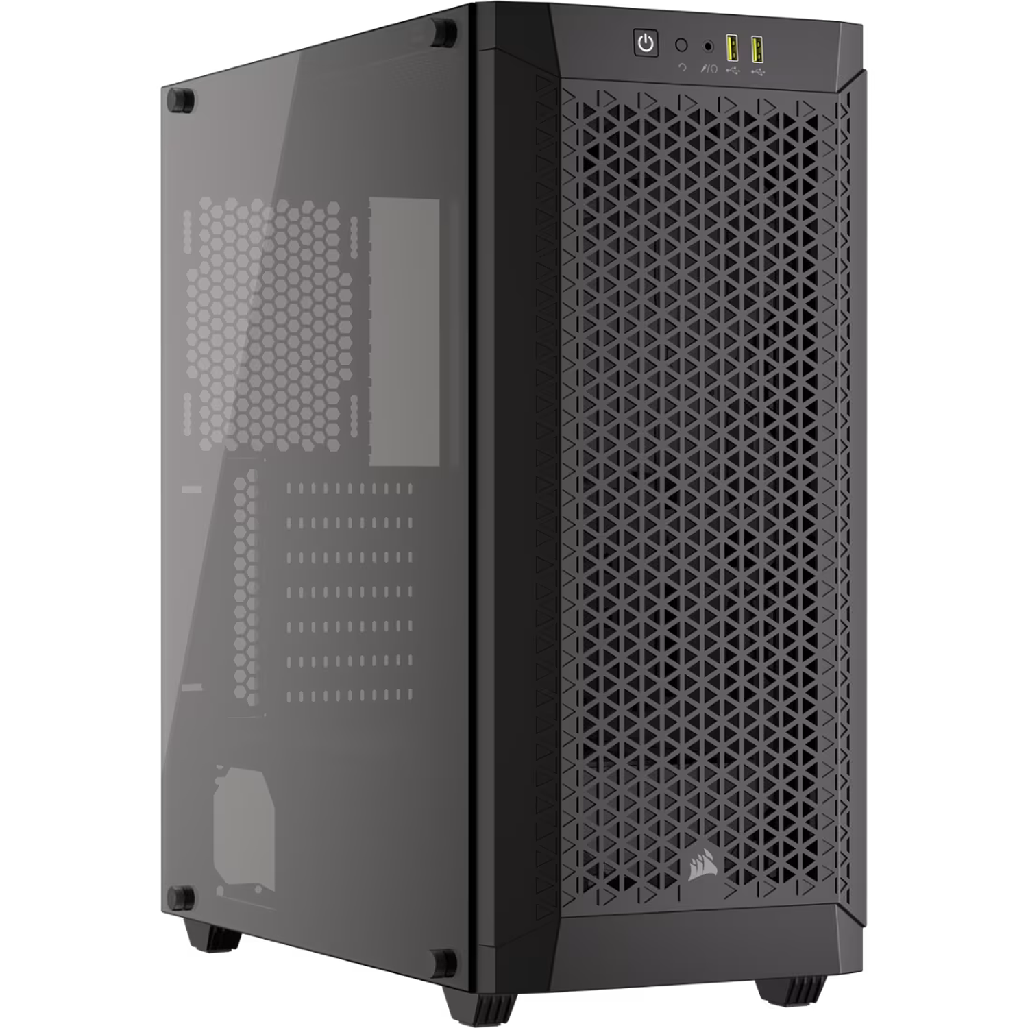 Corsair 480T Airflow ATX Gabinete Mid-Tower, Panel Frontal Airflow, Vidrio Templado, USB 3.2 Gen 1, Soporte E-ATX, Refrigeración 360 mm, Negro 1