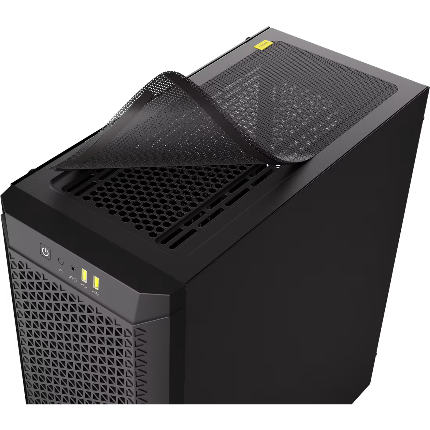Corsair 480T Airflow ATX Gabinete Mid-Tower, Panel Frontal Airflow, Vidrio Templado, USB 3.2 Gen 1, Soporte E-ATX, Refrigeración 360 mm, Negro 5