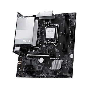 MSI PRO H810M-B, Placa Madre mATX, Chipset Intel H810, Socket LGA 1851, Compatible Core Ultra Serie 2, DDR5 6400, PCIe 5.0, LAN 2.5G