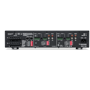 JBL Pro VMA260-34-EU Mixer Amplificador 8 Entradas, 60W, 70V 100V, 4 8, Audio Comercial, Montaje en Rack