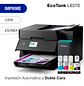 Epson EcoTank L6370 Impresora Multifuncional Escáner Copiadora a Color, Inyección de Tinta, Wi-Fi, USB, Dúplex Automático, A4, Alto Rendimiento - Miniatura 3