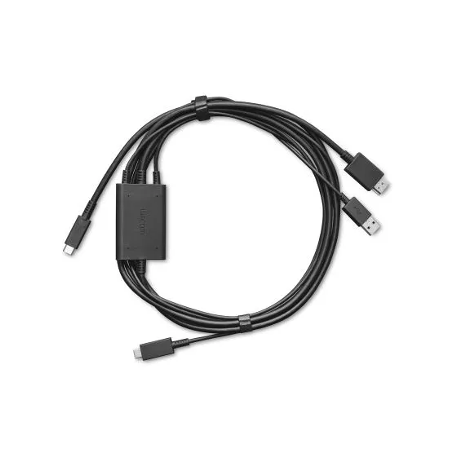 Wacom One Cable ACK4490602Z 3 en 1 Cable HDMI USB-A USB-C, Compatible Wacom One 12 y 13 Touch 