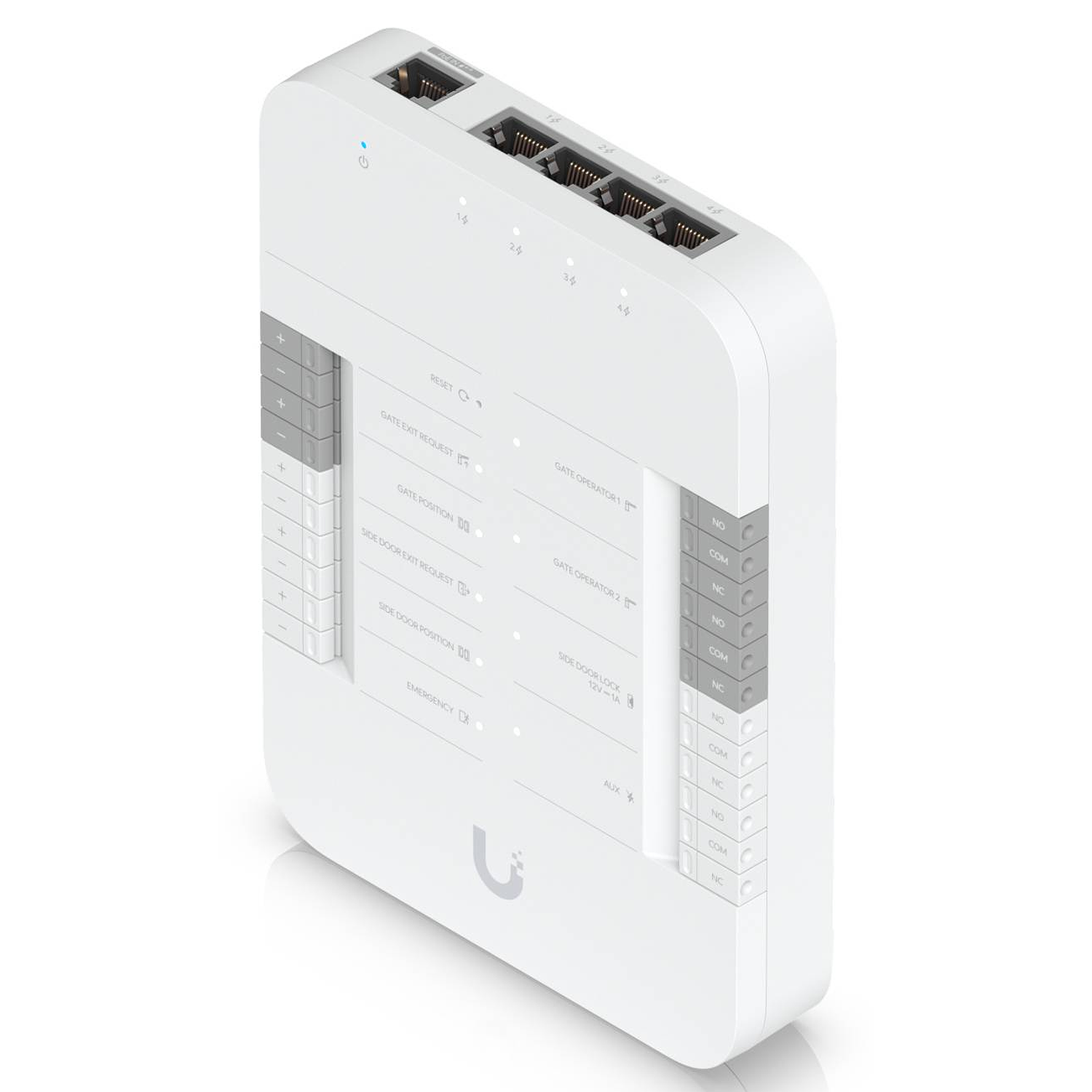 Ubiquiti UA-HUB-GATE Controlador de Portón DIN-Rail, PoE++, Ethernet Gigabit, Múltiples Relés, Control de Acceso, Seguridad Residencial y Comercial 4