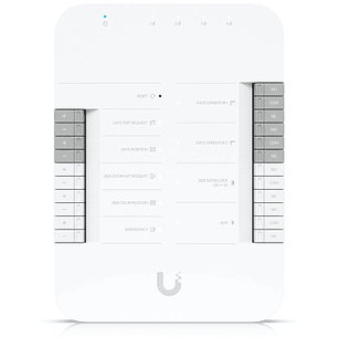 Ubiquiti UA-HUB-GATE Controlador de Portón DIN-Rail, PoE++, Ethernet Gigabit, Múltiples Relés, Control de Acceso, Seguridad Residencial y Comercial