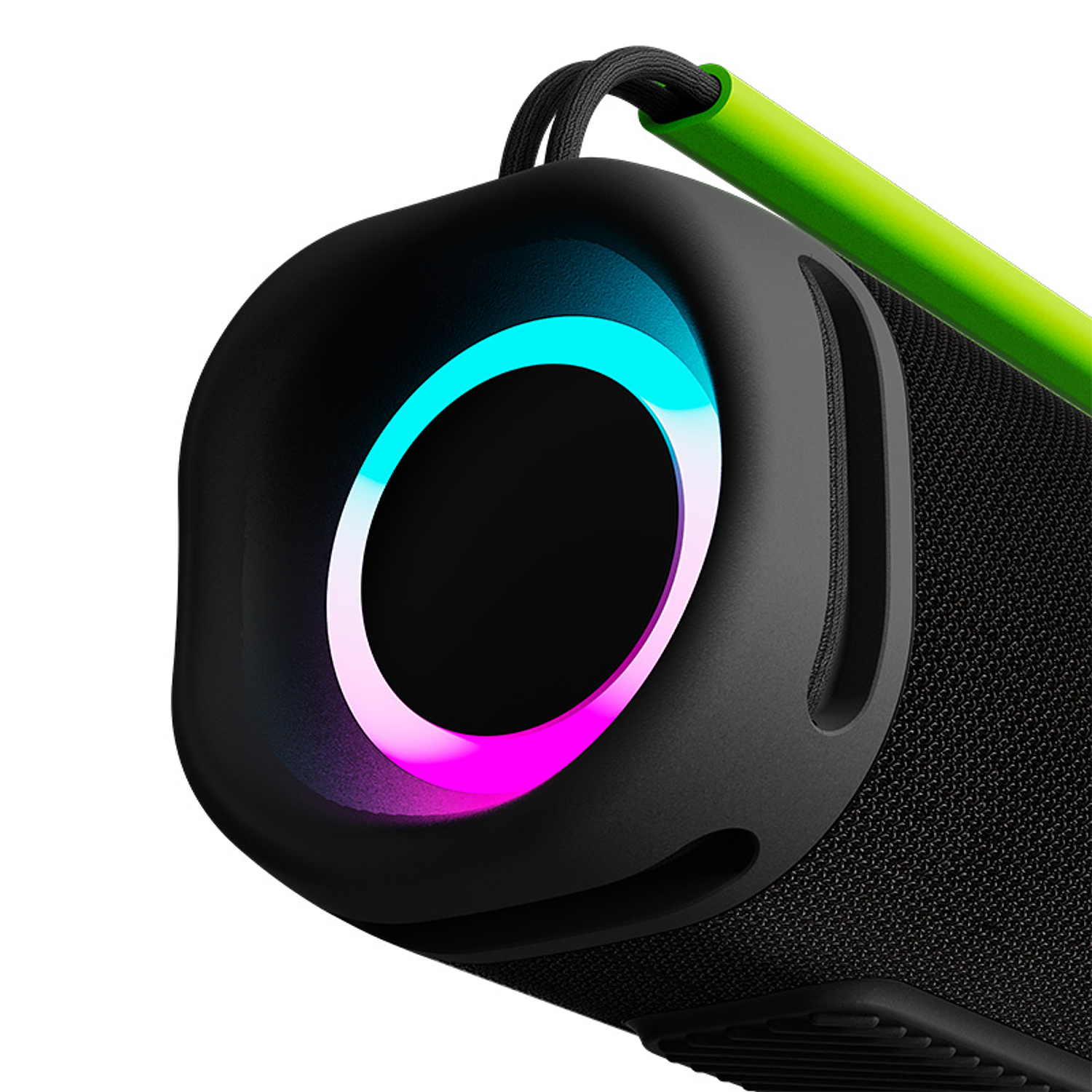 Klip Xtreme KBB-250 WaveRider Parlante Bluetooth Portátil 40W, Boombox Inalámbrico IPX7, Luces LED Multicolor, Batería hasta 74 Horas, TWS, USB, AUX, TF, Negro 3