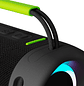 Klip Xtreme KBB-250 WaveRider Parlante Bluetooth Portátil 40W, Boombox Inalámbrico IPX7, Luces LED Multicolor, Batería hasta 74 Horas, TWS, USB, AUX, TF, Negro - thumbnail 5