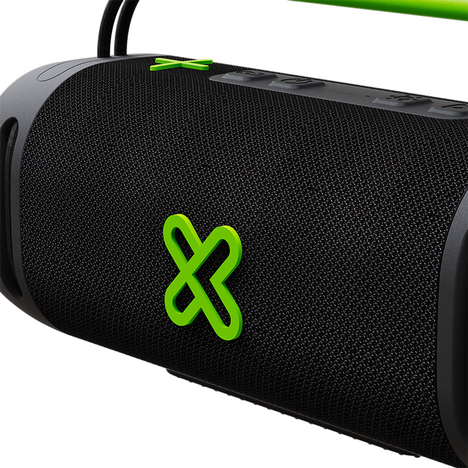 Klip Xtreme KBB-250 WaveRider Parlante Bluetooth Portátil 40W, Boombox Inalámbrico IPX7, Luces LED Multicolor, Batería hasta 74 Horas, TWS, USB, AUX, TF, Negro 4