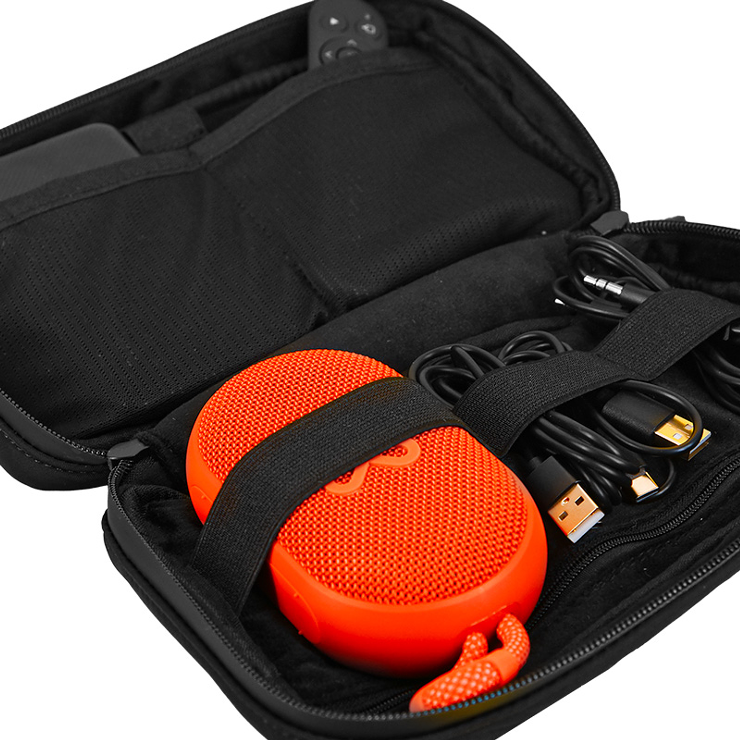Klip Xtreme KTO-350 Organizador de Tecnología, Tech Organizer, Estuche para Accesorios, Impermeable, Negro 3
