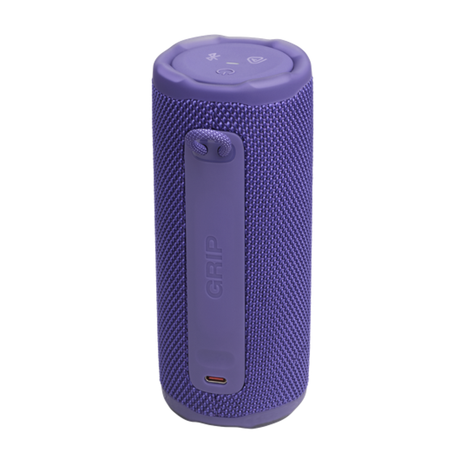 JBL Grip Parlante Bluetooth Portátil, Sonido JBL Pro, IP68 Resistente al Agua y Polvo, 14 h Reproducción, Luz LED Ambiental, Auracast, Morado 2