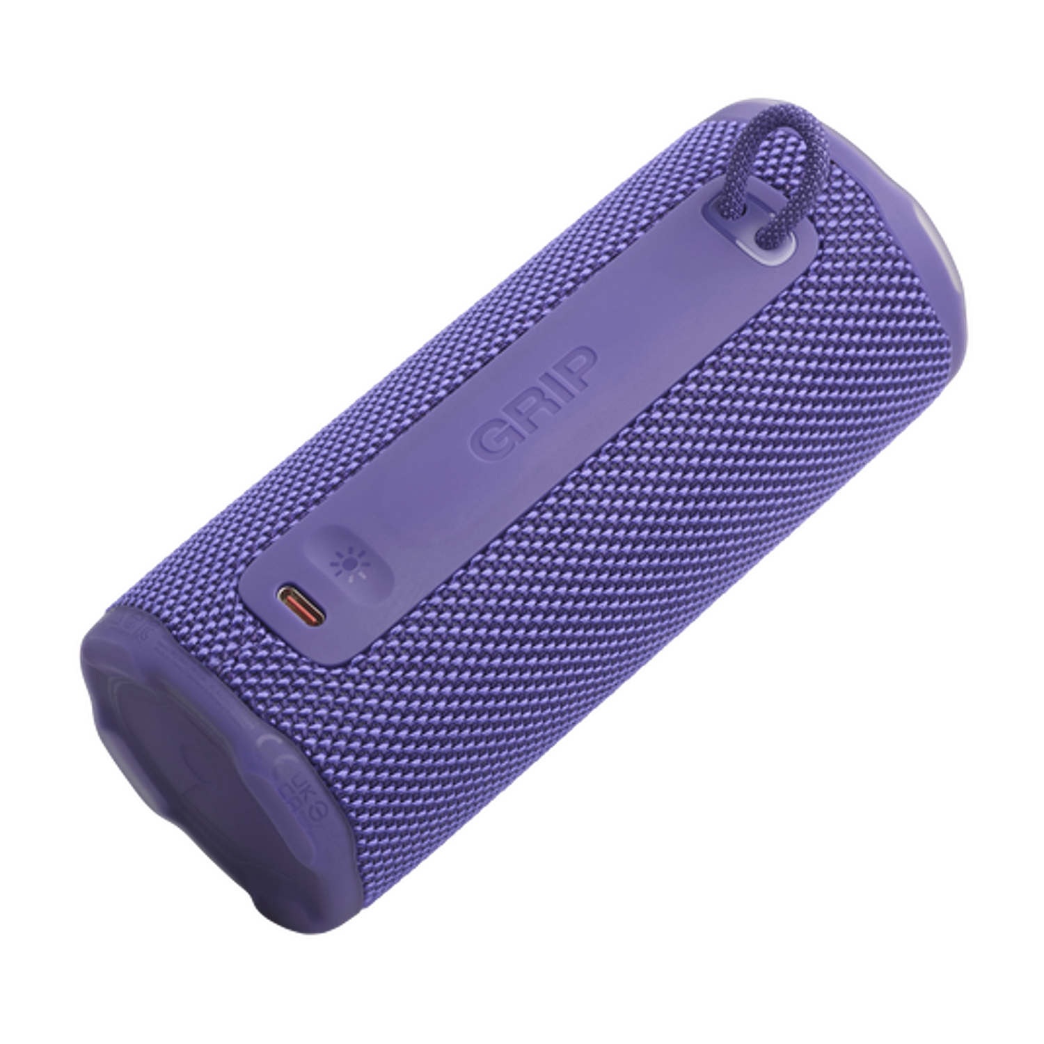 JBL Grip Parlante Bluetooth Portátil, Sonido JBL Pro, IP68 Resistente al Agua y Polvo, 14 h Reproducción, Luz LED Ambiental, Auracast, Morado 6