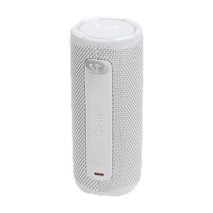 JBL Grip Parlante Bluetooth Portátil, Sonido JBL Pro, IP68 Resistente al Agua y Polvo, 14 h Reproducción, Luz LED Ambiental, Auracast, Blanco