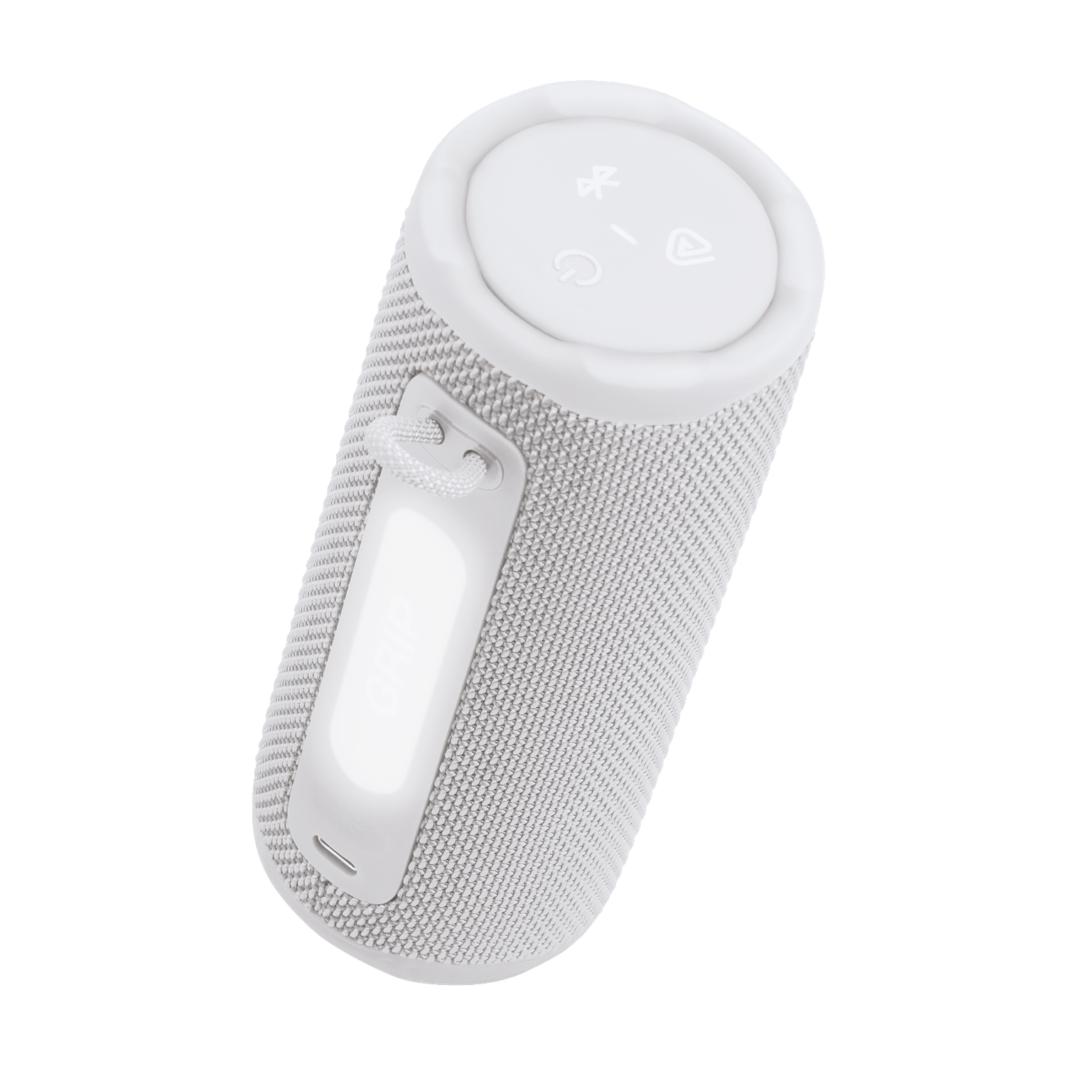 JBL Grip Parlante Bluetooth Portátil, Sonido JBL Pro, IP68 Resistente al Agua y Polvo, 14 h Reproducción, Luz LED Ambiental, Auracast, Blanco 5