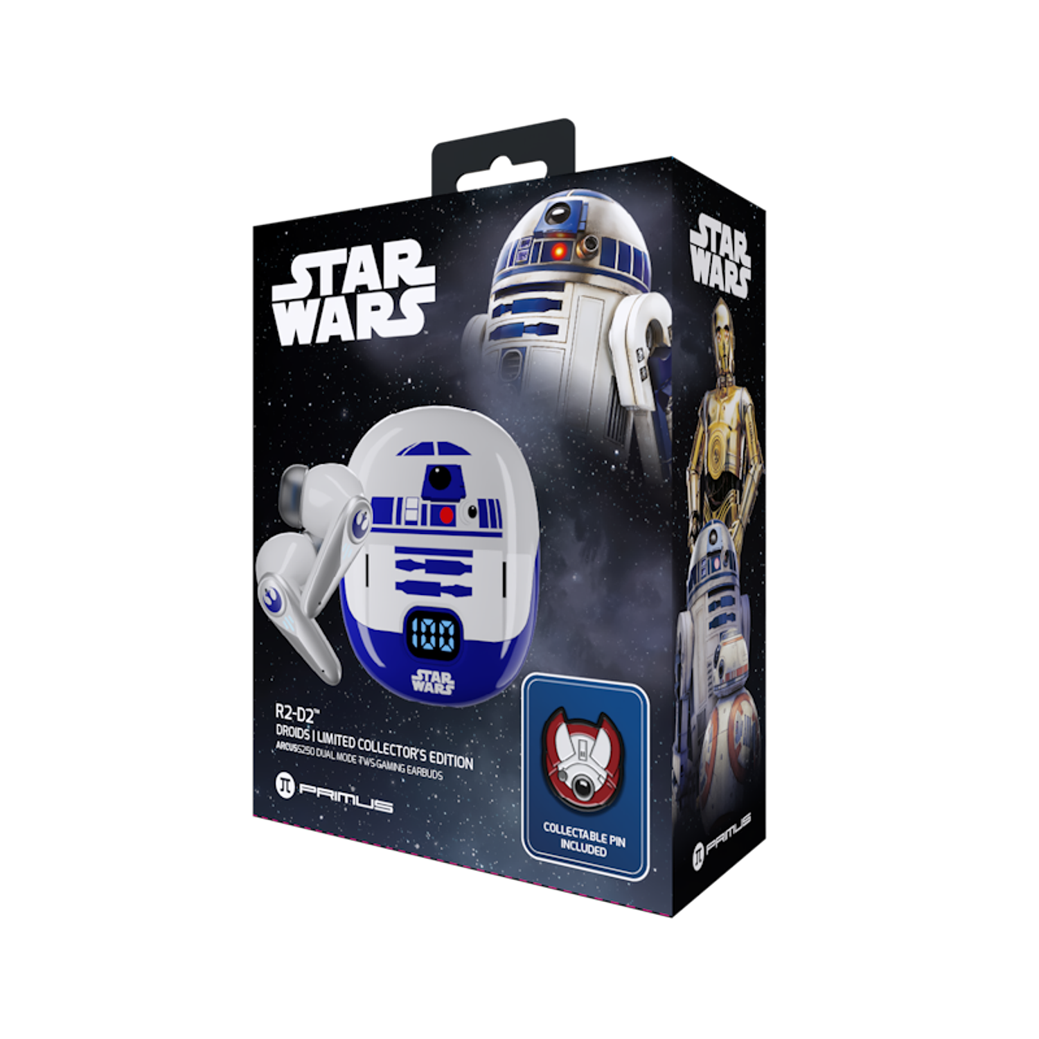 Primus Gaming PWH-S250R2 Audifonos TWS Star Wars, Dongle USB-C, ANC, Bajo Potente, 24H Reproducción 5