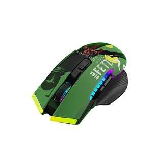 Primus Gaming PMO-S205BF Mouse Gamer Inalámbrico Trímodo, RGB, Multi-DPI, Ergonómico para Diestros, 2.4 GHz, Bluetooth, USB, Star Wars