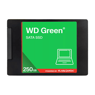 Western Digital WD Green SSD Disco Interno 250 GB, 2.5”, Unidad de Estado Sólido, Rápido, PC, Laptop