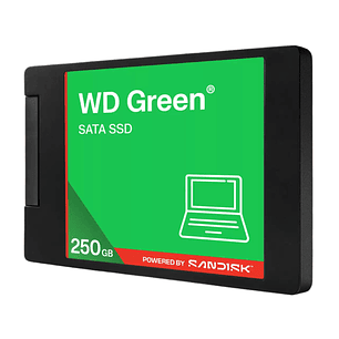 Western Digital WD Green SSD Disco Interno 250 GB, 2.5”, Unidad de Estado Sólido, Rápido, PC, Laptop