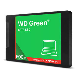 Western Digital WD Green SSD Disco Interno 500 GB, 2.5”, Unidad de Estado Sólido, Rápido, PC, Laptop