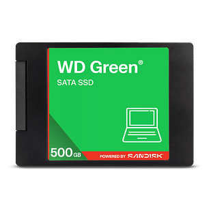 Western Digital WD Green SSD Disco Interno 500 GB, 2.5”, Unidad de Estado Sólido, Rápido, PC, Laptop