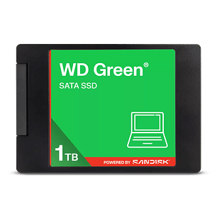 Western Digital WD Green SSD Disco Interno 1TB, 2.5”, Unidad de Estado Sólido, Rápido, PC, Laptop
