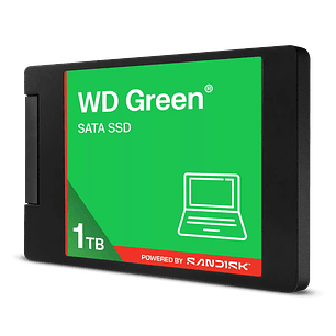 Western Digital WD Green SSD Disco Interno 1TB, 2.5”, Unidad de Estado Sólido, Rápido, PC, Laptop