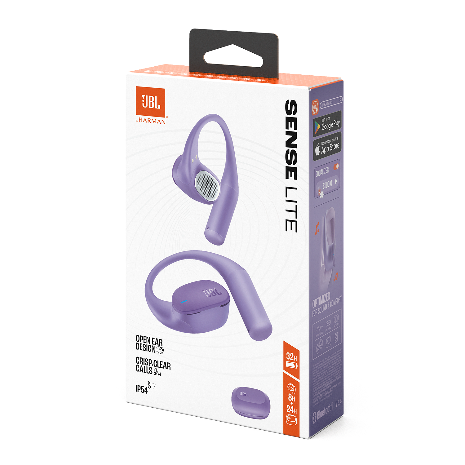 JBL Sense Lite Audifonos TWS Bluetooth 5.4, True Wireless, IP54, OpenSound, Micrófono, Carga Rápida, Purple 6
