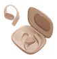JBL Sense Lite Audifonos TWS Bluetooth 5.4, True Wireless, IP54, OpenSound, Micrófono, Carga Rápida, Beige - Miniatura 4