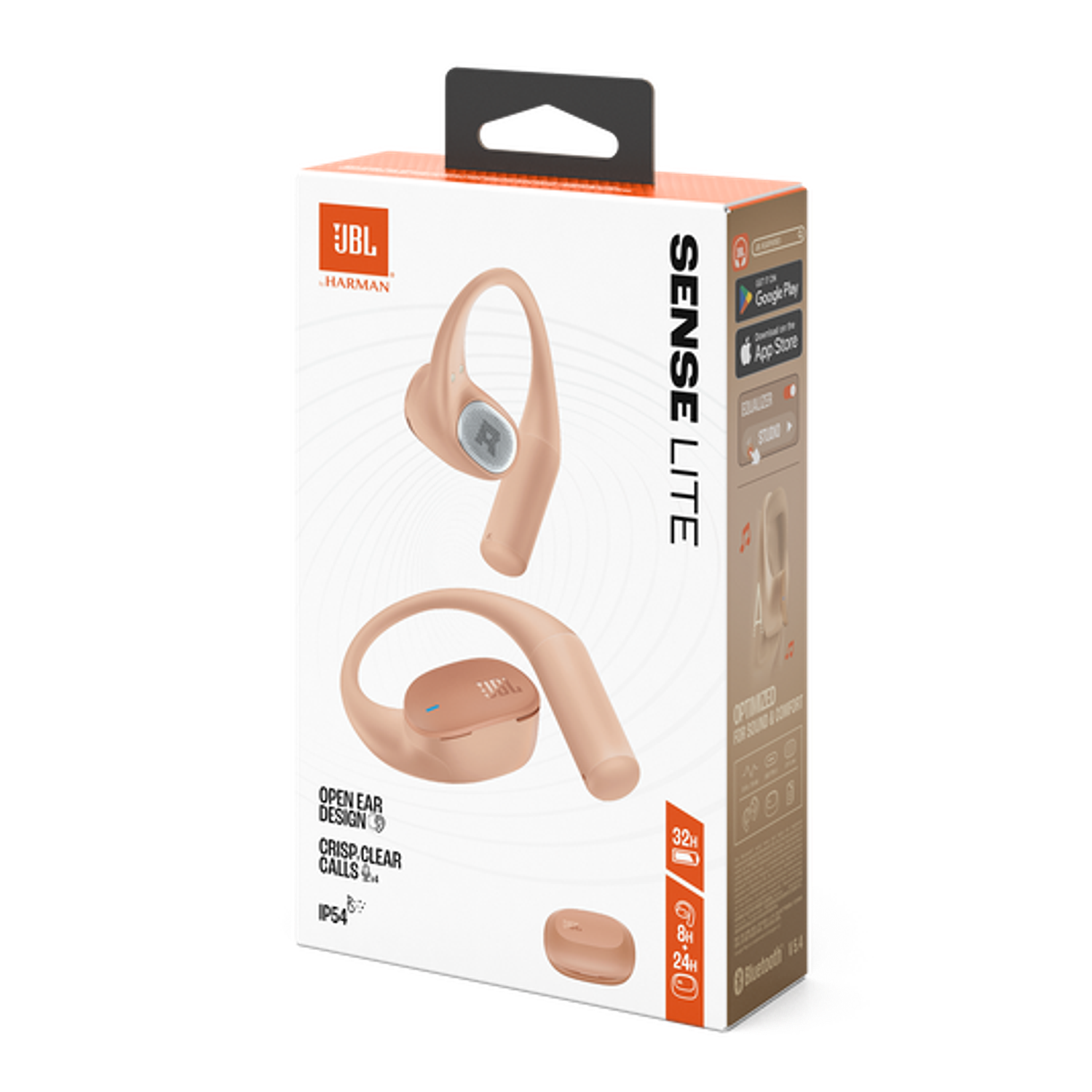 JBL Sense Lite Audifonos TWS Bluetooth 5.4, True Wireless, IP54, OpenSound, Micrófono, Carga Rápida, Beige 6