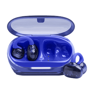 JBL Soundgear Clips Audifonos TWS, Bluetooth 5.4, True Wireless, IP54, OpenSound, Micrófono, Speed Charge, Azul