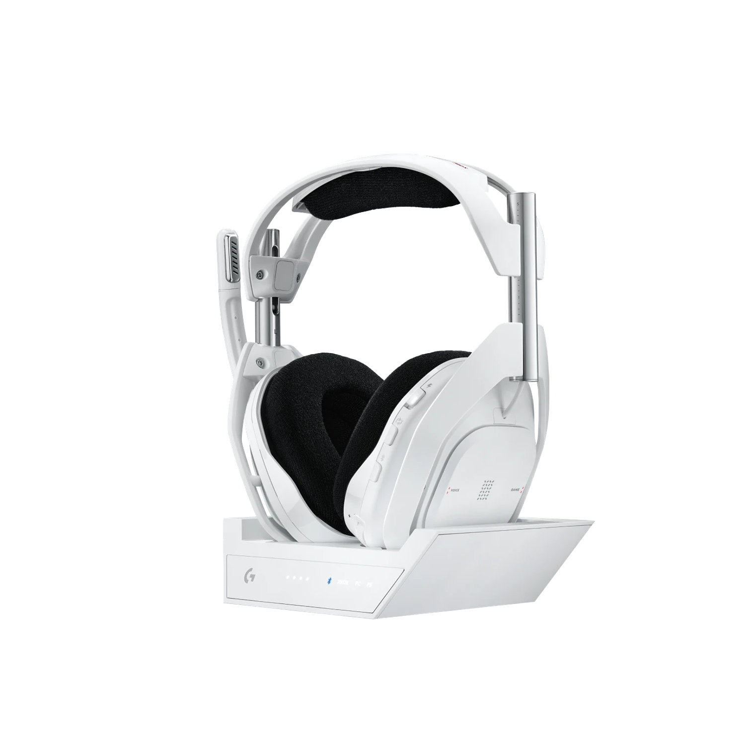 Logitech G A50 X Audífonos Gamer Inalámbricos, LIGHTSPEED, PLAYSYNC Xbox PS5 PC Mac, HDMI 2.1 4K 120Hz, Dolby Atmos, PRO-G Graphene, Bluetooth, Micrófono Profesional, blanco 1
