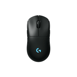 Logitech G PRO 2 LIGHTSPEED Mouse Gamer Inalámbrico, Sensor HERO 2 44K DPI, LIGHTFORCE, Ambidiestro, Esports, USB-C, RGB, Negro