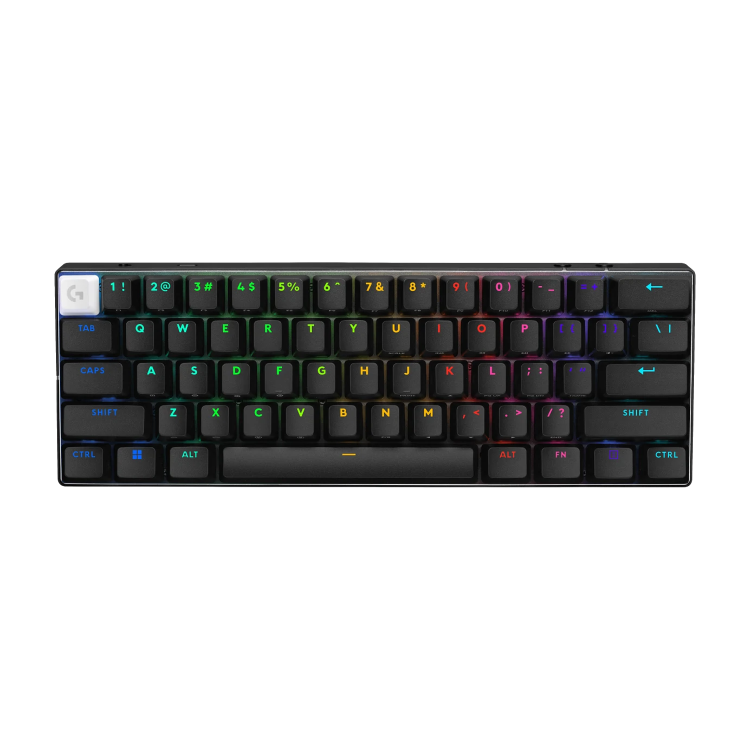 Logitech G PRO X 60 Negro Teclado Gamer Inalámbrico, Táctil, LIGHTSPEED, 60%, RGB LIGHTSYNC, KEYCONTROL, Bluetooth, USB-C, Esports 1