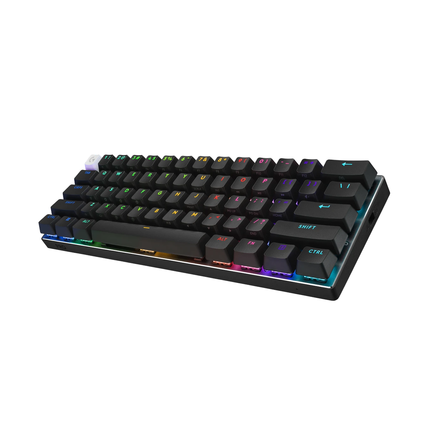 Logitech G PRO X 60 Negro Teclado Gamer Inalámbrico, Táctil, LIGHTSPEED, 60%, RGB LIGHTSYNC, KEYCONTROL, Bluetooth, USB-C, Esports 3