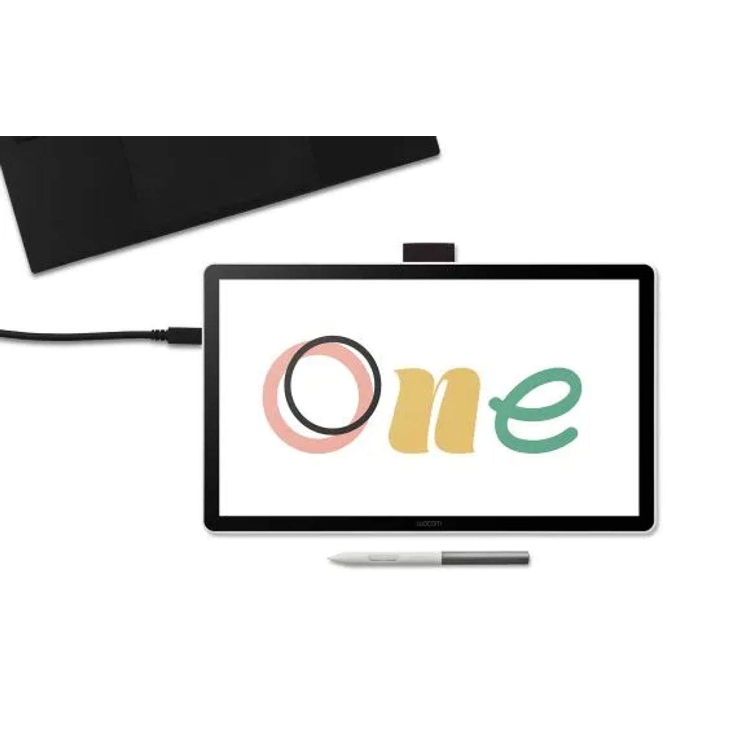 Wacom Wacom One 14 Tableta Gráfica con Pantalla OLED 14”, Full HD, 60Hz, USB-C, Lápiz Digital Profesional, Compatible Windows macOS 4