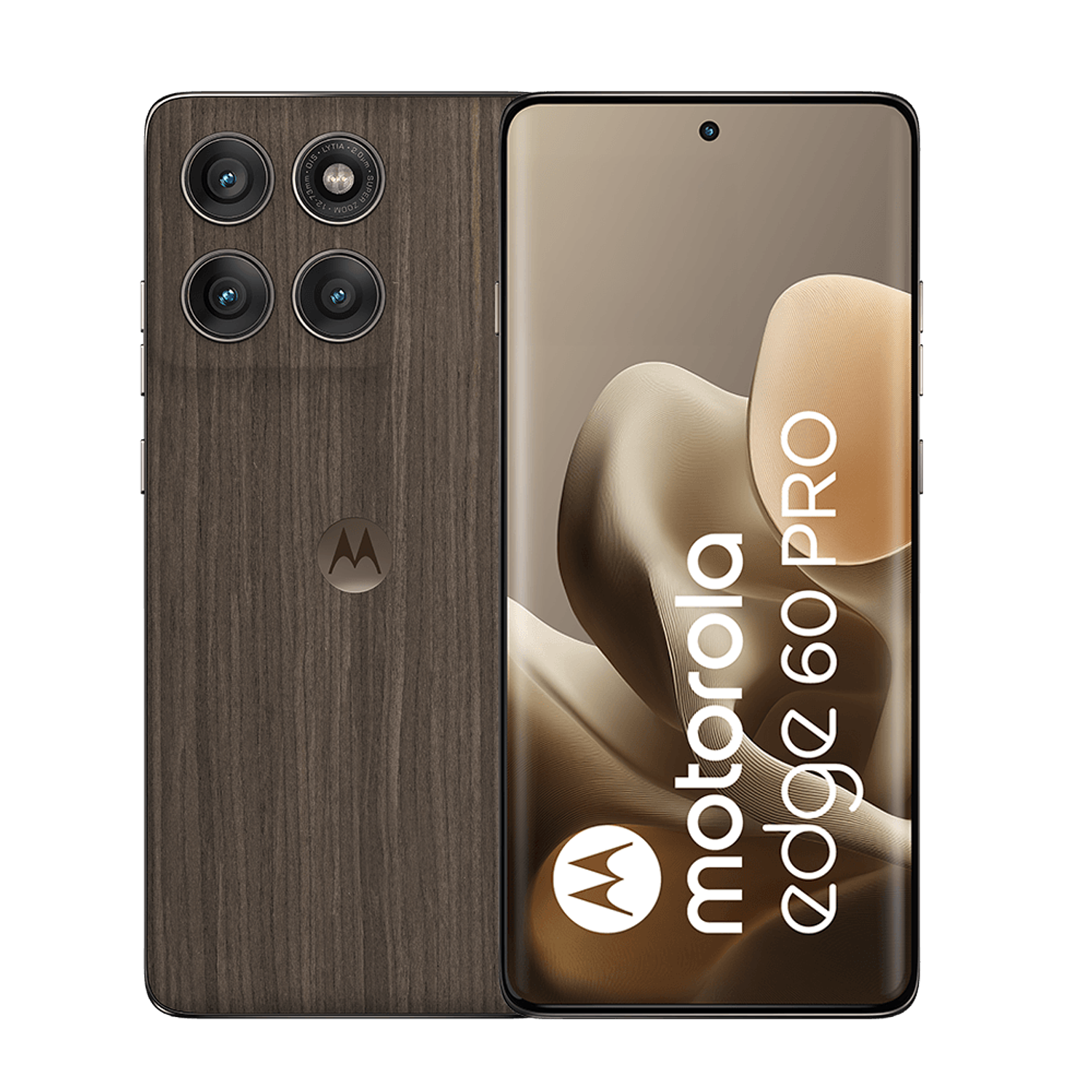 Motorola Edge 60 Pro 5G Smartphone Android 15, Pantalla pOLED 6.7” 120Hz, 12GB RAM, 512GB, Triple Cámara 50MP + 50MP + 10MP, Batería 6000mAh, Carga Rápida 90W, Dual SIM, IP68, Cafe 1