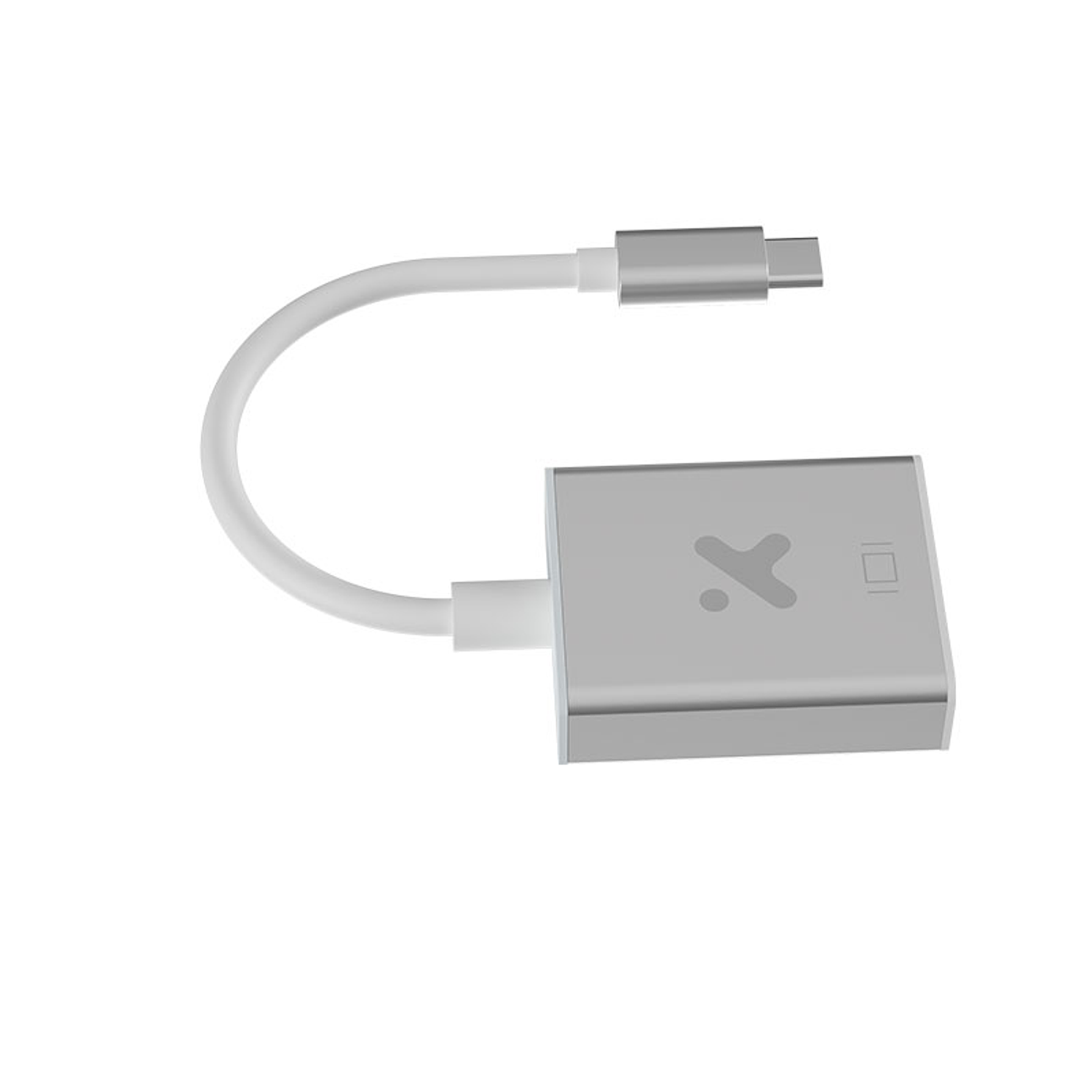 Xtech XTC-552 Adaptador USB-C a VGA, Display Adapter, Conector USB-C macho a VGA hembra, Resolución 1080p, Compatible Windows macOS Chrome OS Android, Carcasa Metálica, Cable 14cm, Plata 3