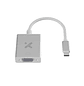 Xtech XTC-552 Adaptador USB-C a VGA, Display Adapter, Conector USB-C macho a VGA hembra, Resolución 1080p, Compatible Windows macOS Chrome OS Android, Carcasa Metálica, Cable 14cm, Plata - thumbnail 1