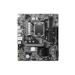 MSI PRO H610M-G WIFI Placa Madre Micro ATX, Socket LGA1700, Intel H610, Compatible Core i9, Core i7, Core i5, Core i3, Pentium, Celeron, Soporte DDR5, PCIe 4.0, Intel HD Graphics