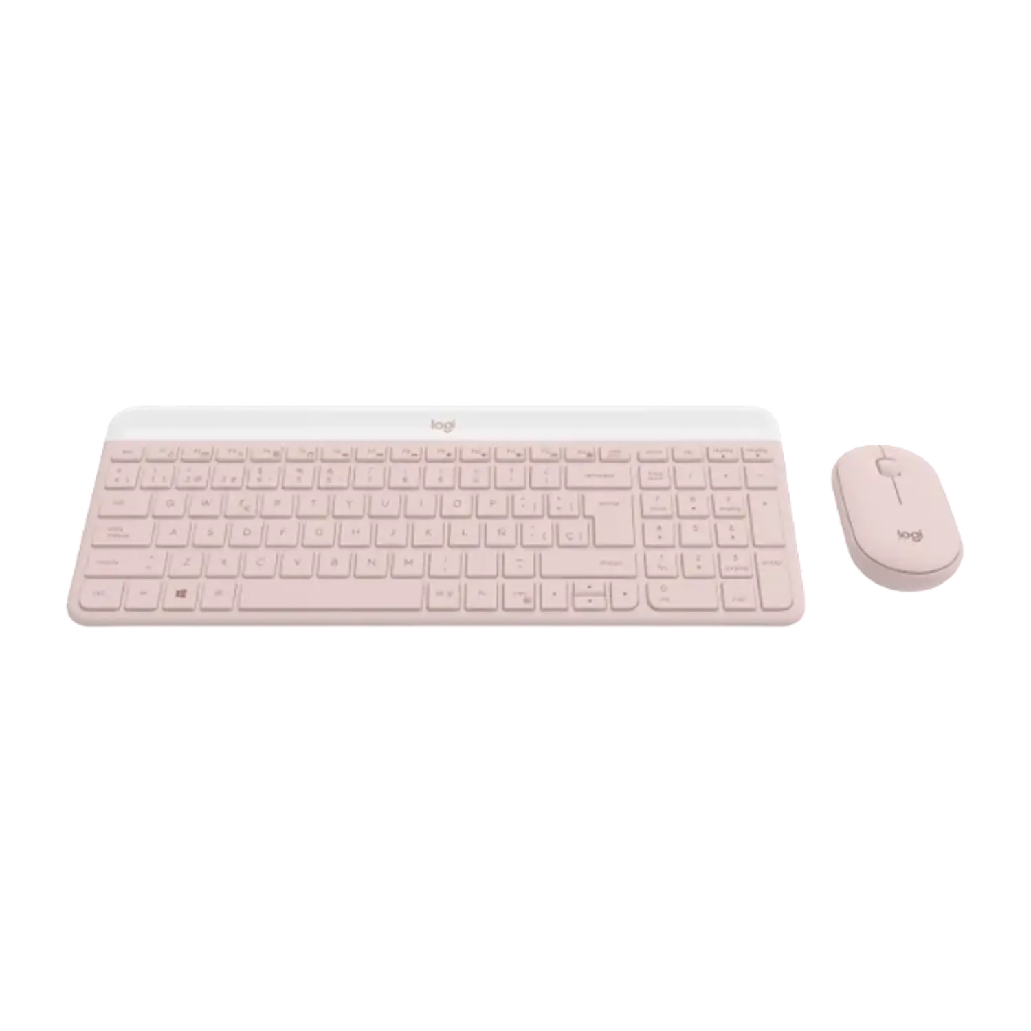 Logitech MK470 Teclado y Mouse Inalámbricos Slim Combo USB Rosado 2