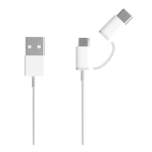 Xiaomi Mi 2 en 1 15303, Cable USB-A a Micro-USB/USB-C, 1m, Blanco