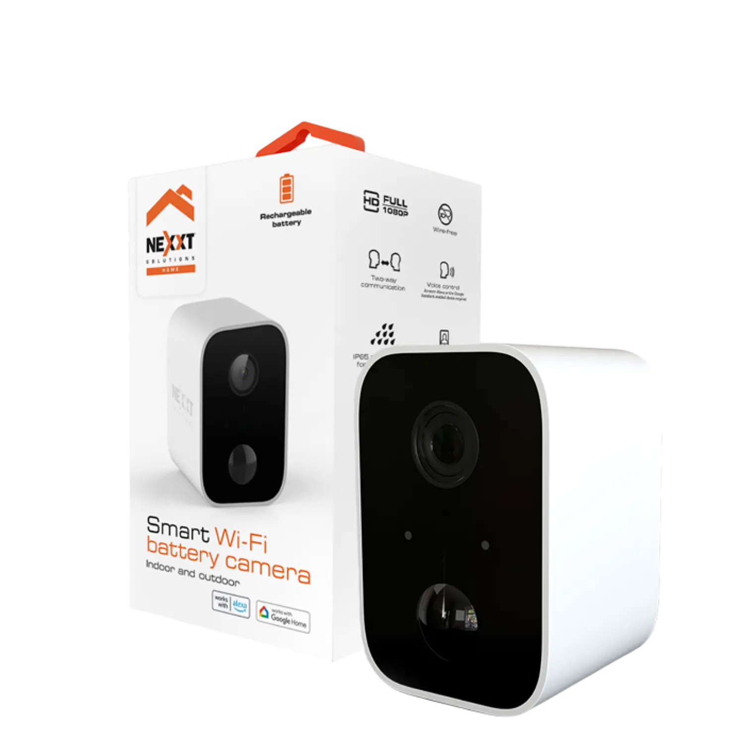 Nexxt Solutions NHC-O640 Cámara Wi-Fi Full HD con Batería y Visión Nocturna