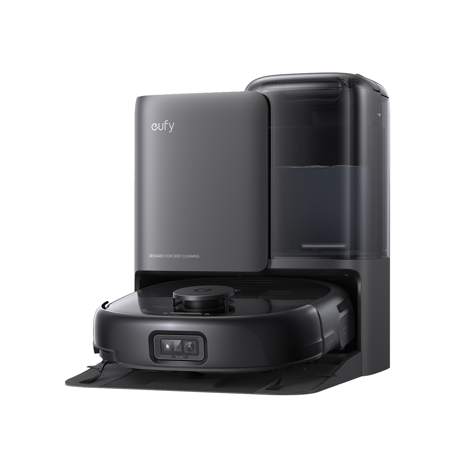 Eufy Omni E25 Robot Aspirador Inteligente, Autovaciado, Mapeo Láser, Limpieza Seca y Húmeda, Negro 1