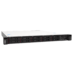 Lenovo ThinkSystem SR250 V2 Servidor Rack 1U, Intel Xeon E-2300 hasta 8 núcleos, 128GB DDR4, SATA/SAS, PCIe Gen4, Windows Server 2022, Alta fiabilidad y seguridad