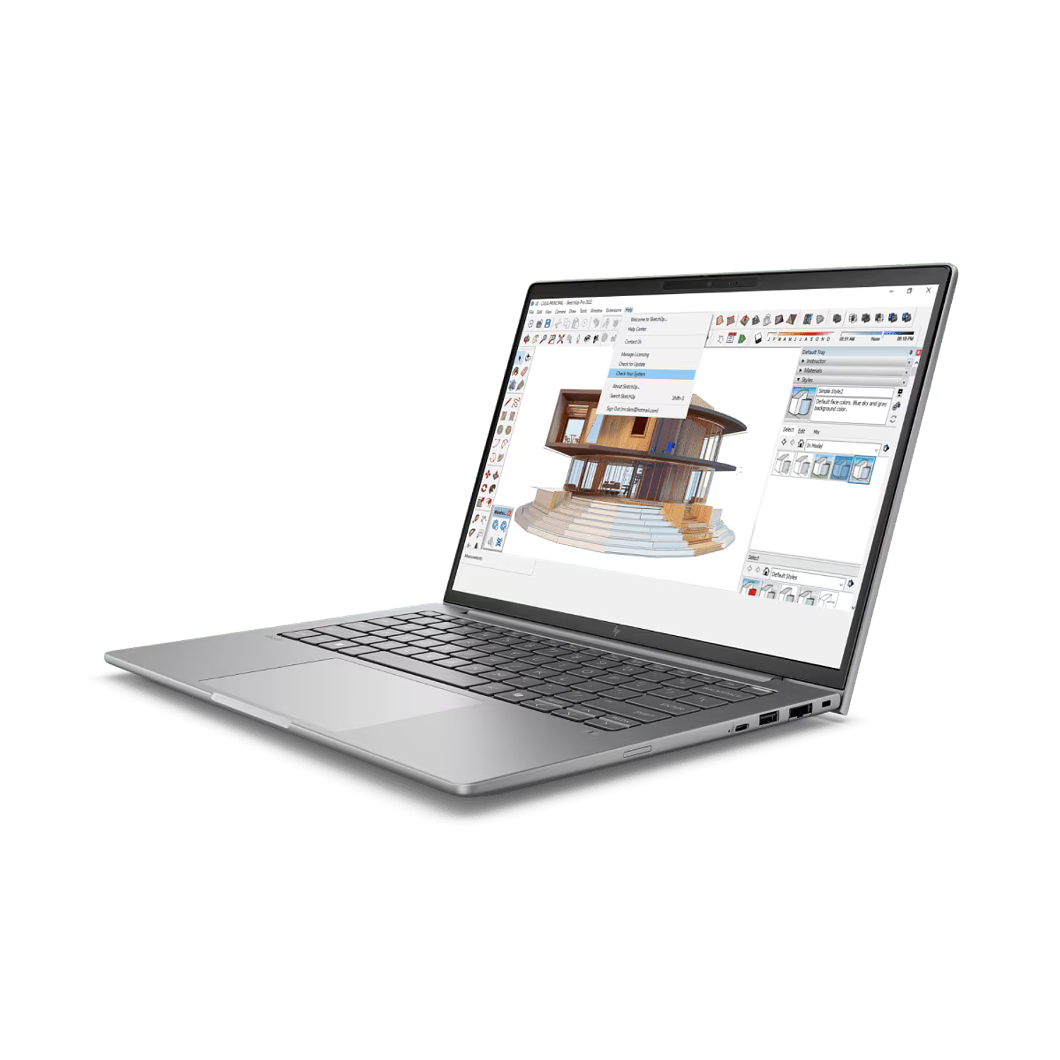 HP ZBook 8 G1i Workstation Notebook 16”, Intel Core Ultra 7 255H hasta 5.1GHz, 16GB RAM, 512GB SSD, NVIDIA RTX 500 Ada, Windows 11 Pro 3