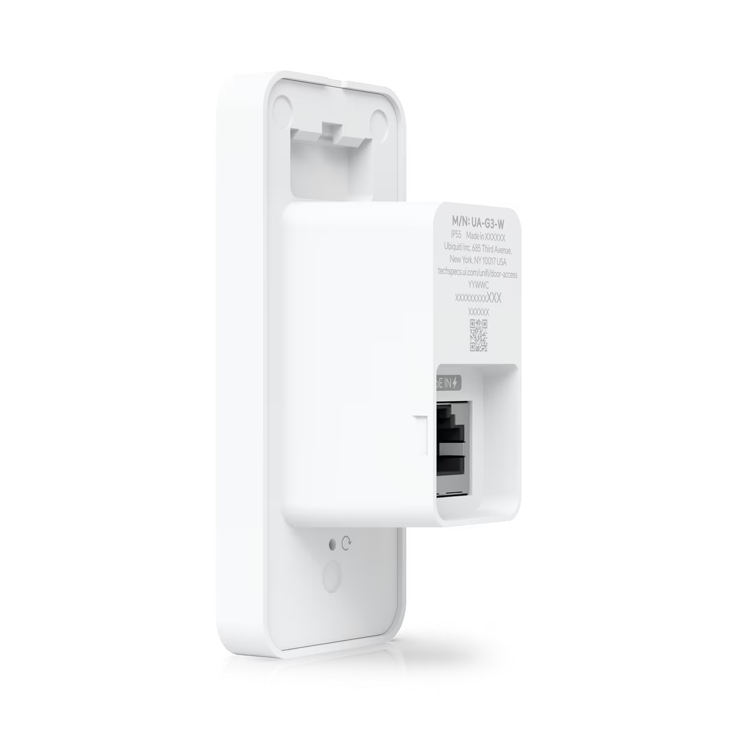 Ubiquiti UniFi UA-G3-W Lector de Acceso Terminal Compacto NFC/BLE con Resistencia IP55 y Alimentación PoE 8