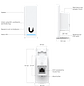 Ubiquiti UniFi UA-G3-W Lector de Acceso Terminal Compacto NFC/BLE con Resistencia IP55 y Alimentación PoE - thumbnail 1
