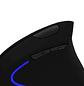 Klip Xtreme KMW-850 Mouse Inalámbrico Vertical Ergonómico, Wireless 2.4 GHz, Recargable USB-C, 6 Botones, 1600 DPI, Mouse Profesional Negro - thumbnail 3